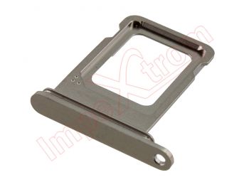 Tray for SIM card white titanium for Apple iPhone 15 Pro / 15 Pro Max, A3106